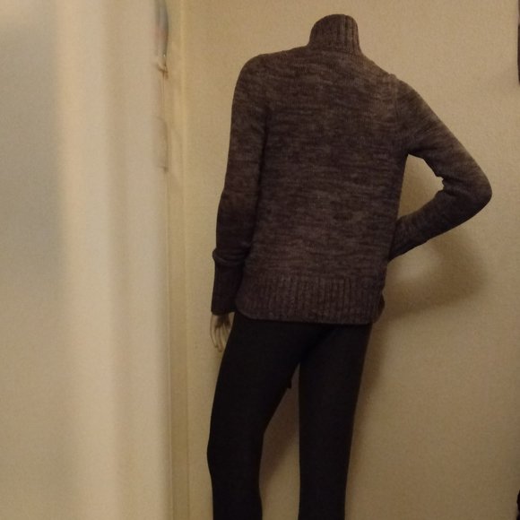 Moda Intl Grey Asymmetrical Sweater Jacket - Picture 6 of 16